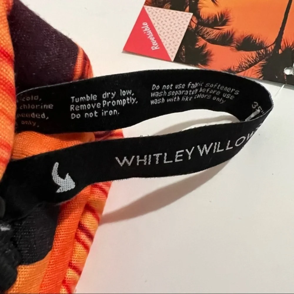 Whitley Willows Sunset Print Packable Microfiber Travel Yoga Beach Towel New